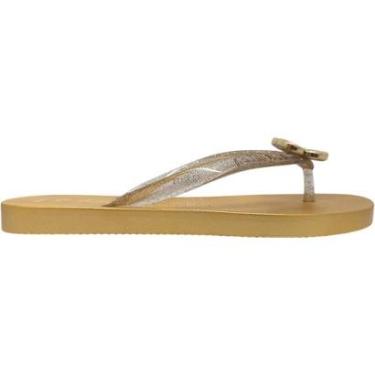 Imagem de Chinelo Dedo Feminino Casual Dia a Dia Passeio Praia Com Glitter Verão Conforto Petite Jolie Pj7704-Feminino