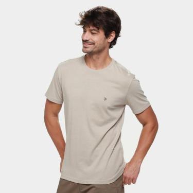 Imagem de Camiseta Calvin Klein Casual Masculina, Bege, M