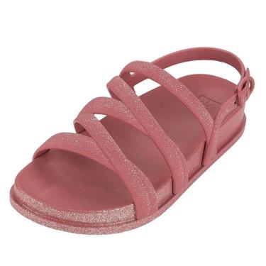 Imagem de Sandalia Feminina Glitter Conforto Zaxy Shine 18889