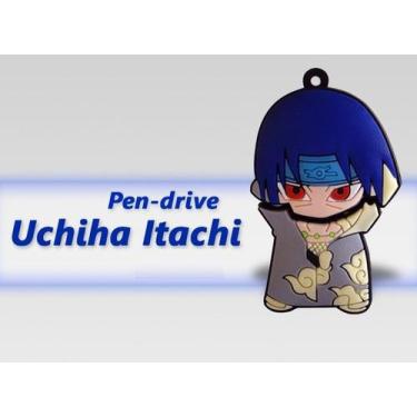 Imagem de Pen Drive 8GB Itachi Uchiha Naruto Shippuden Akatsuki - Memória Flash 