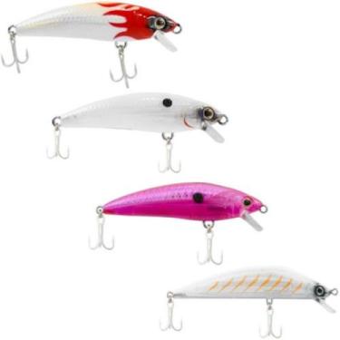 Imagem de Kit 4 Isca Inna 70 Artificial meia água Marine Sports 7cm, 2, 104, Hpt