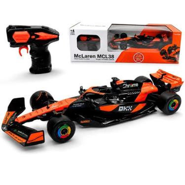 Imagem de Carro De Controle Remoto Fórmula 1 McLaren 28 Cm MCL38 7 Funções Escal