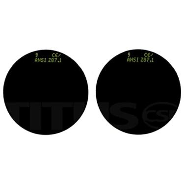 Imagem de TITUS Lentes de substituição armação tipo C óculos de soldagem de qualidade industrial UV IR verde 5 7 8 9 10 11 12 13 ou 14 filtro