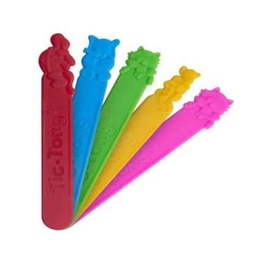 Imagem de Abaixador de Lingua TIC-TONG Colorido Animal JR 80UN Agaplastic