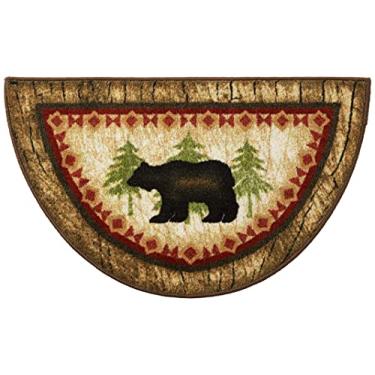 Imagem de Cozy Cabin Tapete antiderrapante CC5275 Birch Bear 48 x 78 cm Marrom cunha