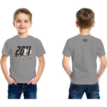 Imagem de Camiseta Infantil Meninos Da Vila E Da América - Novomanto