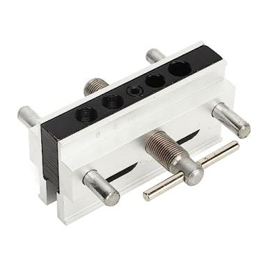 Imagem de Gabarito para Cavilha, Ferramenta de Guia de Perfuração para Vários Tamanhos de Furo, Alta Precisão, Ampla Aplicação, Liga de Aço, Fácil Alinhamento para Carpintaria