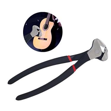 Imagem de Cortador de cordas de guitarra, alicate prático de remoção de extrator de traste cortador de cordas, extrator de pinos de ponte de guitarra, ferramenta de reparo Luthier para guitarra baixo, cortadores de traste Hosco, extrator de traste