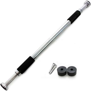 Imagem de Barra De Exercícios Fixa de Porta Flexão Regulável Crossfit Treino Musculação