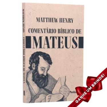 Imagem de Livro Comentário Bíblico De Mateus  Matthew Henry Cristão Evangélico G