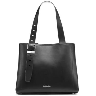 Imagem de Calvin Klein Bolsa Lowen com compartimento triplo, Preto/branco, One Size