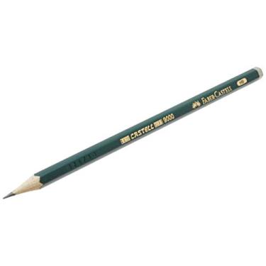 Imagem de Lápis Grafite HB, Faber-Castell, 9000HB, EcoLápis, Linha Castell 9000, 12 Unidades, Verde