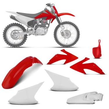 Imagem de Kit Plástico Exclusivo Crf 230f 2008 À 2014 - 5 Itens (Cores) - Pro to