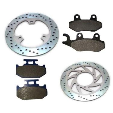 Imagem de Kit Discos de Freio Xtz 250 Teneré / Xtz 250 Lander 2006-2015 + Pastil
