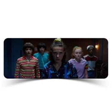 Imagem de Mouse Pad Gamer Stranger Things Grupo - EMPIRE GAMER, 70cm x 35cm