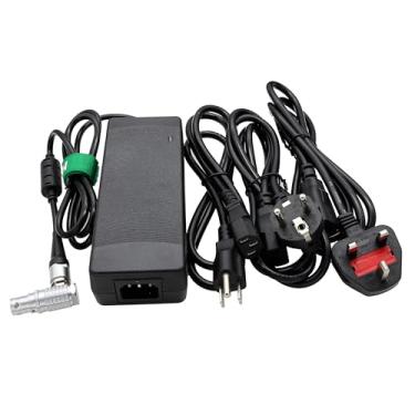 Imagem de HangTon Adaptador de fonte de alimentação CA CC 16V 10A para ARRI Alexa Mini, Mini LF, Alexa 35 e câmera Amira, conector fêmea de 8 pinos de ângulo reto