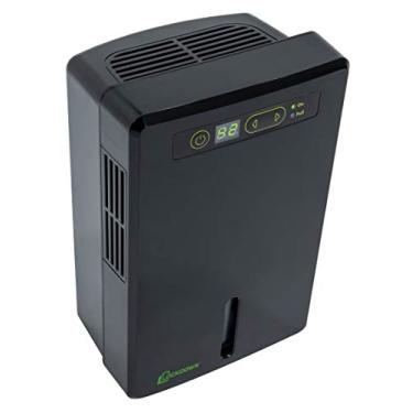 Imagem de LOCKDOWN Desumidificador automático compacto com operação silenciosa, mangueira de drenagem e controles de automonitoramento para controle de umidade em casa, sala ou empresa