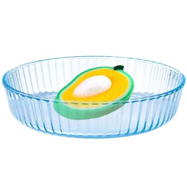Imagem de XANADU Prato de torta de vidro de 25,4 cm – Assadeira funda para assar, perfeita para tortas, bolos e caçarolas, conjunto de forma de torta profunda, prato de torta de vidro seguro para forno