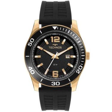 Imagem de Relógio Technos Masculino Racer Dourado Original Oferta Menor Preço 21