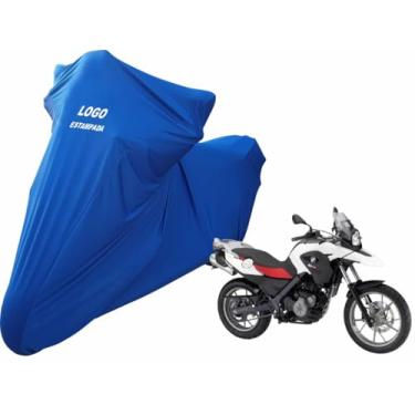 Imagem de Capa De Tecido Para Moto BMW G 650 GS Alta Durabilidade (Azul)