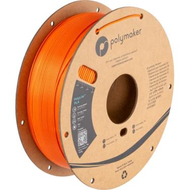 Imagem de Polymaker Filamento Pla de Seda 1,75 Mm, Filamento Laranja Brilhante para Impressora 3D Pla 1Kg - Polylite Filamento Pla de 1,75 Mm Filamento Laranja de Seda 1,75 Mm Filamentos Pla 3D Brilhantes