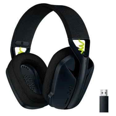 Imagem de Headset Gamer Sem Fio Logitech G435, Lightspeed e Bluetooth, Dolby Atmos, USB, PC, PS4, PS5, Mobile, Drivers 40mm, Preto