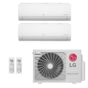 Imagem de Ar-Condicionado Multi Split Inverter LG 18.000 (1x Evap HW 9.000 + 1x 