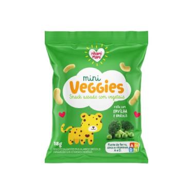 Imagem de Snack Infantil Mini Veggies Ervilha e Brócolis Nhami Mami 18g