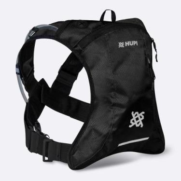 Imagem de Mochila de Hidratação HUPI HUWE Evo Preto com Refil, Preto, UNICO