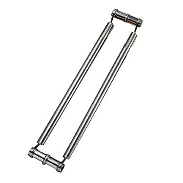 Imagem de Puxador de porta, puxador de porta retangular de aço inoxidável de 31 polegadas, para bar chuveiro vidro porta deslizante de celeiro porta interior exterior porta/C/60 cm (D 80 cm)