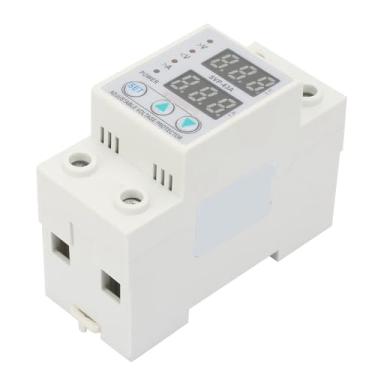 Imagem de Protetor de Corrente de Tensão Ajustável, Exibição de LED Duplo, Sob Proteção de Tensão Com Seleção de Modo de Redefinição, para AC230V 63A Monofásico 63A