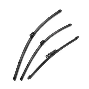 Imagem de Kit com 3 Palhetas Limpador para-brisa Dianteiras e Traseira para,Palheta do Limpador de Para-brisa Premium para Todas as Estações para Mercedes Benz GLC-Class X253 2015-2022, Wiper Blades