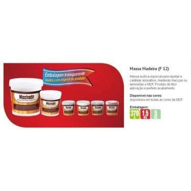 Imagem de Massa para Calafetar Madeira Retok Acrilica 370 Gr Mogno - 000048