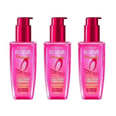Imagem de Kit 3 Elseve Liso dos Sonhos Sérum Capilar 100ml