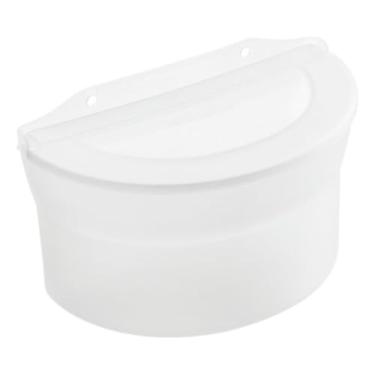 Imagem de Saleiro de Cozinha Sanremo, Grande, 500g, Plástico, Fixação na Parede, Branco