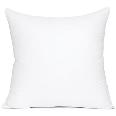 Imagem de MIULEE Almofada premium de 50 x 50 cm, almofada de microfibra de poliéster para sofá-cama e sofá