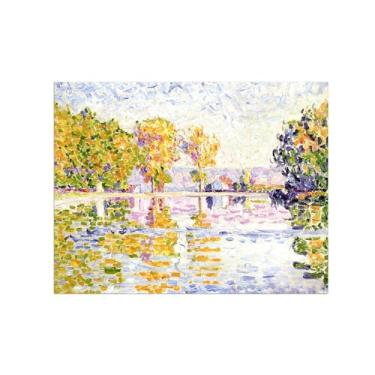 Imagem de Paul Signac Famosas Pinturas-Impressas em Tela-Estudar-Moderno Pôster Decoração Sala de Estar e Quarto 60x80cm24x31in Sem Moldura