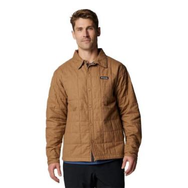 Imagem de Jaqueta Columbia Masculina Landroamer Quilted Shirt Delta, G, Marrom c