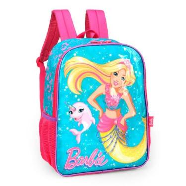 Imagem de Mochila De Costas Barbie Unicórnio Verde Escolar - Luxcel