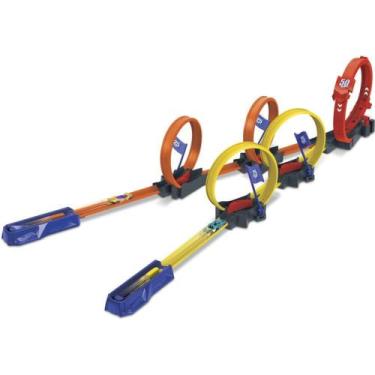Imagem de Hot Wheels Pista Action Competição Multi Looping - Mattel