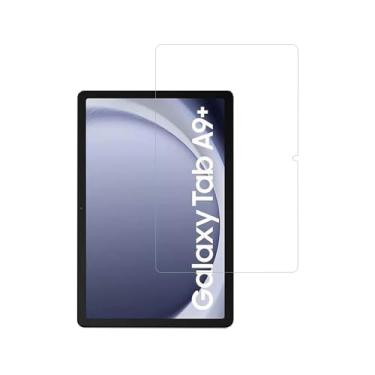 Imagem de ENGFYADSY Protetor de tela para Samsung Galaxy Tab A9 Plus 11 polegadas 2023, A9 Plus/A9+ 11''5G (SM-X210/X216/X218) filme de vidro temperado, dureza 9H, antiarranhões, compatível com capas, sem