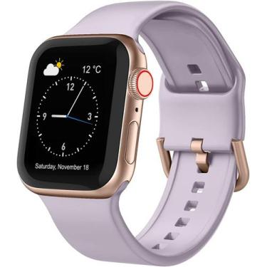 Imagem de Huoguo compatível com pulseiras Apple Watch 45 mm 44 mm 42 mm, pulseir