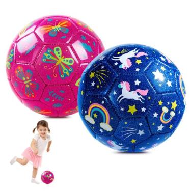 Imagem de Pelota de fútbol INPODAK tamaño 2 para niños de 1 a 3 años con bomba y