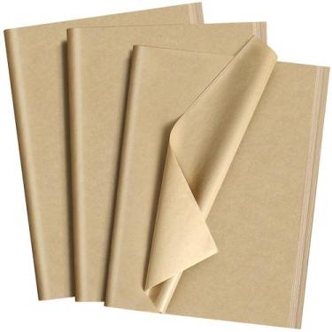 Imagem de Papel de seda Fuutreo Kraft 300 folhas 35x50 cm marrom