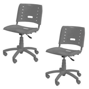 Imagem de Kit 2 Cadeiras de Escritório Base Giratória Elo - Prima Design