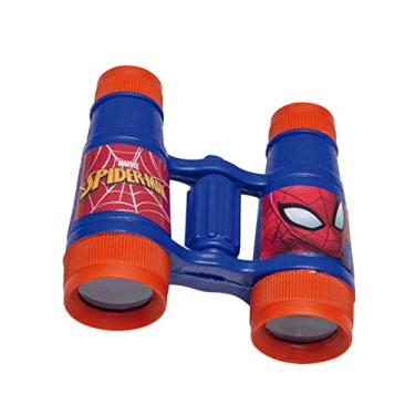 Imagem de Binóculo Spiderman Etitoys, 3+, Vermelho com Azul, Binóculo Spider-Man, Corda com Estampa Personalizada