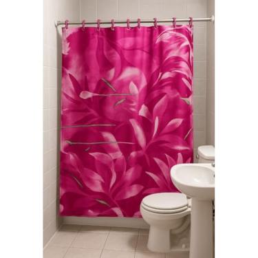 Imagem de Box Banheiro, Cortina para Box Tecido Poliester Impermeavél 180cm X 180cm Múltiplas Estampas de Temas(B-99.)