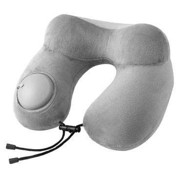 Imagem de Travesseiro de viagem | Almofada de suporte de pescoço em forma de U | Pijama de pelúcia | para viagens, dormir, dormir, dormir, dormir, avião, escritório, dirigir, acampar, deslocar, hotel