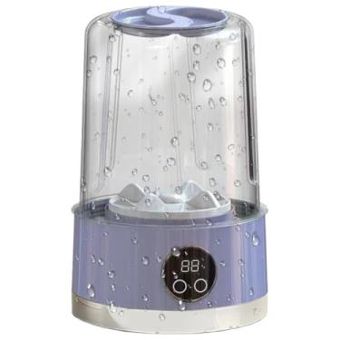 Imagem de Mini Lavadora Portátil Para Peças Delicadas – 1kg, Acrílico + ABS, Sem Fio, Recarregável, Silenciosa e Perfeita Para Viagem ou Apartamentos Pequenos