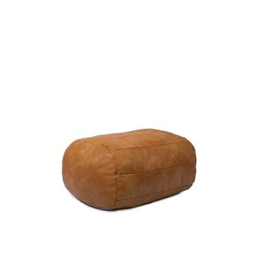 Imagem de Big Joe Espreguiçadeira Modora Bean Bag, couro vegano Copper Harbor